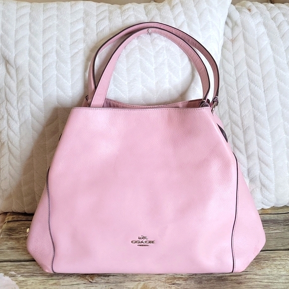 Coach Handbags - Coach Pink Leather Bag